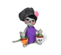 Annalee Fright Night Chef Mouse, 6 inch Collectible Figurine