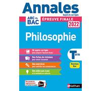 Annales Bac 2022 Philosophie - Corrigé: Sujets & corrigé