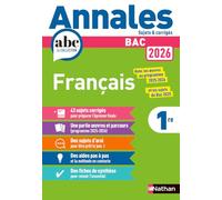Annales Bac Français 2026: Sujets & corrigés
