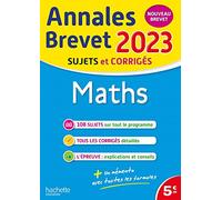 Annales BREVET 2023 - Maths: Sujets et corrigés