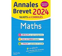 Annales BREVET 2024 - Maths: Sujets et corrigés