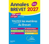 Annales Brevet 2027 - Tout-en-un 3e - sujets et corrigés