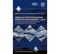Annals of Entrepreneurship Education and Pedagogy - 2018 (Annals in Entrepreneurship Education series)