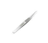 Annalynna Super Sharp Pointed Tweezers, Precision Fine Point Tip Ingrown Hair Removal Tool, Professional Facial Blackhead Tweezers, Pimple Popper, Penguin Curve Design, Non-Magnetic