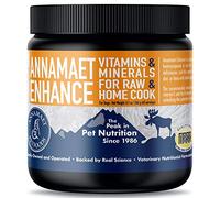 Annamaet Enhance Vitamin and Mineral Supplement for Raw and Home Cook Meals for Dogs, 8.5-oz jar,Off White