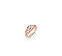 Annamaria Cammilli 18ct Pink Champagne Gold 0.14ct Diamond Dune Series Ring - 47 ANNC-050/47