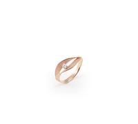 Annamaria Cammilli 18ct Pink Champagne Gold 0.1ct Diamond Dune Assolo Series Ring - 47 ANNC-092/47