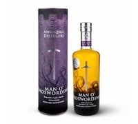 Annandale Man O'Sword 2016 Bourbon Cask | Peated Single Malt Scotch Whisky | Beautifully Sweet, With Notes of Creamy Caramel, Vanilla & Hazelnuts | 60.1% ABV | 700ml