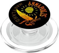 Annapolis Maryland Catamaran Chesapeake Bay Sailing PopSockets PopGrip for MagSafe