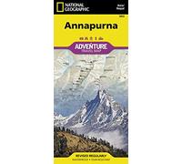 Annapurna Adventure Map by National Geographic - Waterproof Trekking Map for Nepal with Trails, Villages & Elevation - Foldable Map for Annapurna ... Base Camp (National Geographic Adventure Map)