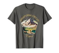 Annapurna Circuit Retro Clothing Annapurna Circuit Souvenir T-Shirt