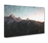 Annapurna Circuit Trek In Nepal Canvas Print | Gallery Wrapped 30mm Frame Wall Art | 30x20 inches | Ready to Hang | Modern Picture | Living Room Bedroom Lounge Office