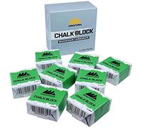 Annapurna Magnesium Carbonate Chalk Blocks [8 Pack] • 100% Pure chalk keeps hands dry for a secure grip • Ideal for climbers, gymnasts and weightlifters