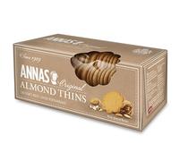 Annas Almond Thins - Classic Almond Cookies - Rich & Delicious - Perfect Food Gift for Biscuit Lovers - Seweden's Most loved pepparkakor (12 Packets)