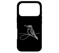 Anna'S Hummingbird Line Art Drawing Case for iPhone 17 Pro