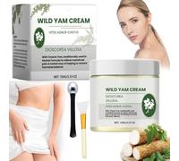 Annas Wild Yam Cream Organic, Annas Wild Yam Cream for Hormone Balance, Anna's Wild Yam Cream, Wild Yam Balancing Cream 100% Natural Menopause Relief Wild Yam Moisturizing Cream for All Skins (1Set)