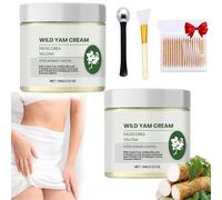 Annas Wild Yam Cream Organic, Annas Wild Yam Cream for Hormone Balance, Anna's Wild Yam Cream, Wild Yam Balancing Cream 100% Natural Menopause Relief Wild Yam Moisturizing Cream for All Skins (2Set)