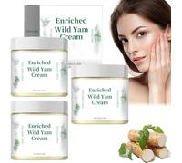 Annas Wild Yam Cream Organic,Organic Wild Yam Cream, Enriched Wild Yam Cream for Hormone Balance, Menopause Relief & Menstrual Discomfort Like Hot Flashes Night Sweats (3pcs)