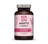Annatto Tocotrienols Vegan Kala Health Vitamin E Supplements, Tocopherol Free, Eannatto Capsules Without PAH's and contaminants - Improved from Deltagold - 200mg - Non-GMO & Antioxidant (180)