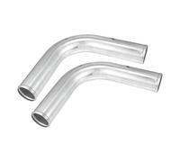 ANNBCDL 1/2 Pcs 47mm-72mm ID 51mm-76mm OD Universal 90 Degree Bend Elbow Intercooler Pipe Air Intake Tube(59mm 63mm 2Pcs)