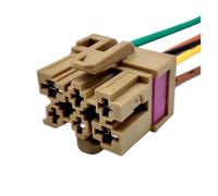 ANNBCDL 1/5/10 / Air 6 Pin Blower Fan Wiring Plug Connector Pigtail 1J0937731(1pcs)