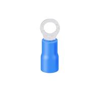 ANNBCDL 1000PCS/PACK RV2-3/4/5/6/8 Electrical Cold Press Terminal Cable Connector O-type Insulating Lugs Household(Blauw,RV2-3)
