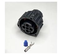 ANNBCDL 1Set 5Sets 2Hole 3pin 4Pin 7ways Round HOWO A7 Odometer Speed Sensor Plug Sealed Auto Connector 1-967325-1(4P Female,5 Sets)