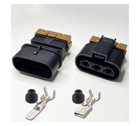 ANNBCDL 1Set/5sets Auto 3pin Plug PK015-03027 Car Motor 7.8mm Series Male Female Sheath Rubber Shell(3P,1 Set)