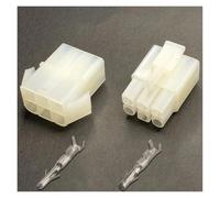 ANNBCDL 1Set Automotive 6.2mm Connector Male Female Docking Plug 2p3p4p6p9p12p Cable Socket Sheath(6p,5sets)