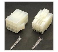 ANNBCDL 1Set Automotive 6.2mm Connector Male Female Docking Plug 2p3p4p6p9p12p Cable Socket Sheath(9p,1sets)