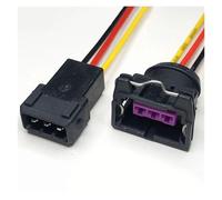 ANNBCDL 2/3/4P 3.5mm Fuel Injector Harness Connector Sedan Sensor Male And Female Plug Ignition Coil Wiring Socket Wire Length 15cm(3p-strip line-A,1sets)
