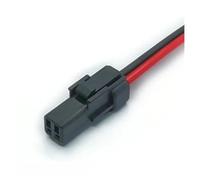 ANNBCDL 2 Pin Car JST Electronic Connector 02R-JWPK-VKLE-S Auto 02T Black Special Version Plug Female Male Waterproof Wiring Harness(Color:2P Female,Size:10 Pcs)