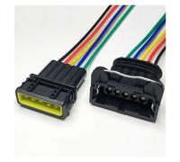 ANNBCDL 3.5mm Automobile Fuel Injection Nozzle Plug 282189-1 Sensor 2/3/4-pin Ignition Coil Wire Connector Length 15cm(5p strip line,1sets)