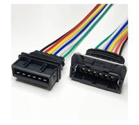 ANNBCDL 3.5mm Automobile Fuel Injection Nozzle Plug 282189-1 Sensor 2/3/4-pin Ignition Coil Wire Connector Length 15cm(6p strip line,5sets)