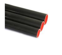 ANNBCDL 38 45 51mm Silicone/Hose 1.5/1.75/2inch Air Intake Flexible 1Meter Compatible Intercooler Tube Black(ID-51MM)