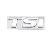 ANNBCDL 3D Metal TSI Letter Rear Trunk Emblem Badge Stickers Decal Car Styling(Silver,48x16mm)
