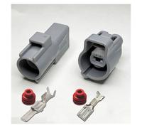 ANNBCDL 4.8mm 1P 2P 3P 4Pin Female Male Sealed Series Automotive Connector Waterproof Cable Socket 6188-0083 6189-0145(Army green,5 sets)