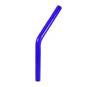 ANNBCDL 45 Degree 9.5/11/13/16/19/22/25/28/32/35/40/45/48/54MM Elbow Silicone Hose Coupler Intercooler Tube 150 * 150MM Blue(11mm ID 21mm OD)