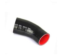 ANNBCDL 45 Degree Silicone Tubing Hose Elbow Reducer Intercooler Turbo Air Intake Pipe Coupler Black(51-70mm)