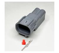 ANNBCDL 5 Sets 2-hole Water Temperature Sensor Plugs With Terminals Car Air Conditioning Pressure Switch 2mm Male Female Connector(2P male-B,1 Set)