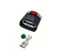 ANNBCDL 5 Sets Electronic Fan Connectors Two Hole High-Power Plug 2-core Power Steering Pump Connector(25Y-2P Female,1 Set)