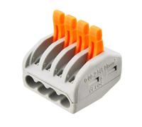 ANNBCDL 50 Lever-type Wire Compact Splice Connectors, 2 Sets Of 3 5-port Electrical compatible Quick Connection 28-12 AWG(75pcs)