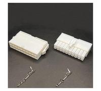 ANNBCDL 5Pcs 4.14mm 1/2/3/4/6/9/12/15/24 Pin Automotive FL4.14 Electrical Wire Connector Male Female Terminal Plug Kits Motorcycle Car(20P,5 Sets)