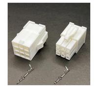 ANNBCDL 5Pcs 4.14mm 1/2/3/4/6/9/12/15/24 Pin Automotive FL4.14 Electrical Wire Connector Male Female Terminal Plug Kits Motorcycle Car(9P,1 Set)