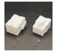 ANNBCDL 5Pcs 4.14mm 1/2/3/4/6/9/12/15/24 Pin Automotive FL4.14 Electrical Wire Connector Male Female Terminal Plug Kits Motorcycle Car(12P Row3,5 Sets)