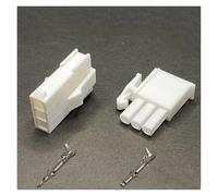 ANNBCDL 5Pcs 4.14mm 1/2/3/4/6/9/12/15/24 Pin Automotive FL4.14 Electrical Wire Connector Male Female Terminal Plug Kits Motorcycle Car(3P,5 Sets)