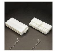 ANNBCDL 5Pcs 4.14mm 1/2/3/4/6/9/12/15/24 Pin Automotive FL4.14 Electrical Wire Connector Male Female Terminal Plug Kits Motorcycle Car(24P,1 Set)