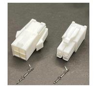 ANNBCDL 5Pcs 4.14mm 1/2/3/4/6/9/12/15/24 Pin Automotive FL4.14 Electrical Wire Connector Male Female Terminal Plug Kits Motorcycle Car(4P,1 Set)