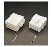 ANNBCDL 5Pcs 4.14mm 1/2/3/4/6/9/12/15/24 Pin Automotive FL4.14 Electrical Wire Connector Male Female Terminal Plug Kits Motorcycle Car(15P,1 Set)