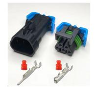 ANNBCDL 5Sets 1.5mm Automotive Waterproof Connector 2p3p4p5p6p8p10p Water Temperature Sensor Male And Female Plug Throttle Socket(5p,1sets)